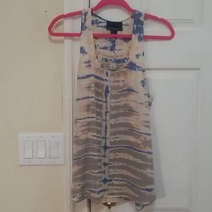 Silk Tie Dyed Racerback Tank